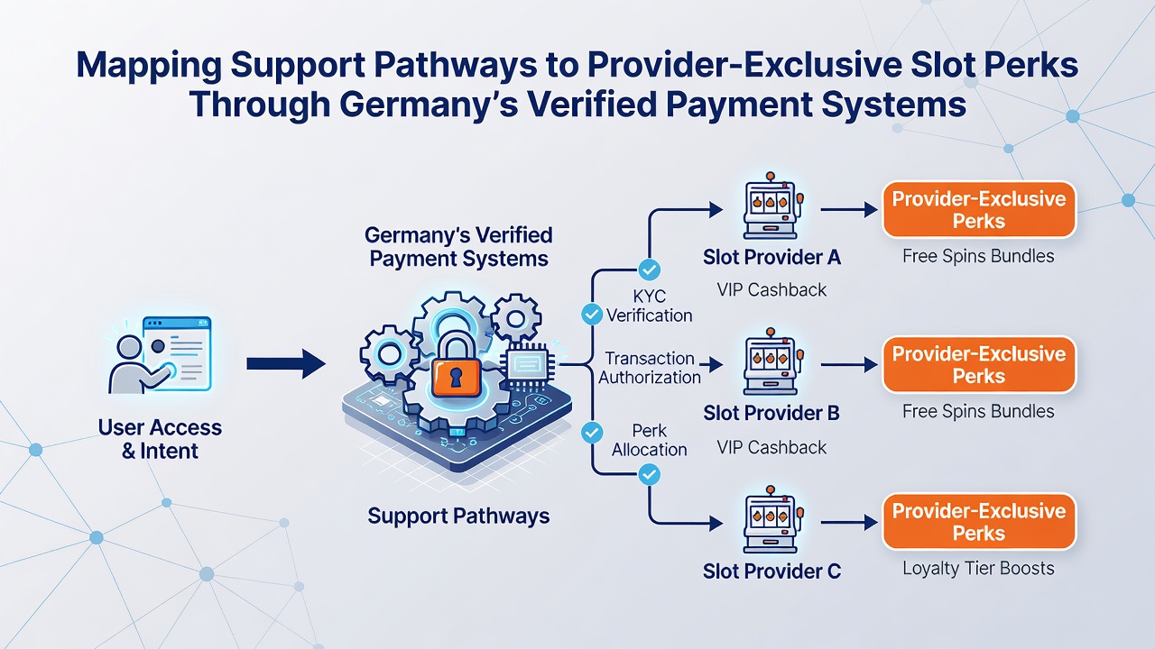 Detailansicht von Support-Kanälen und verifizierten Transaktionen für Slot-Perks