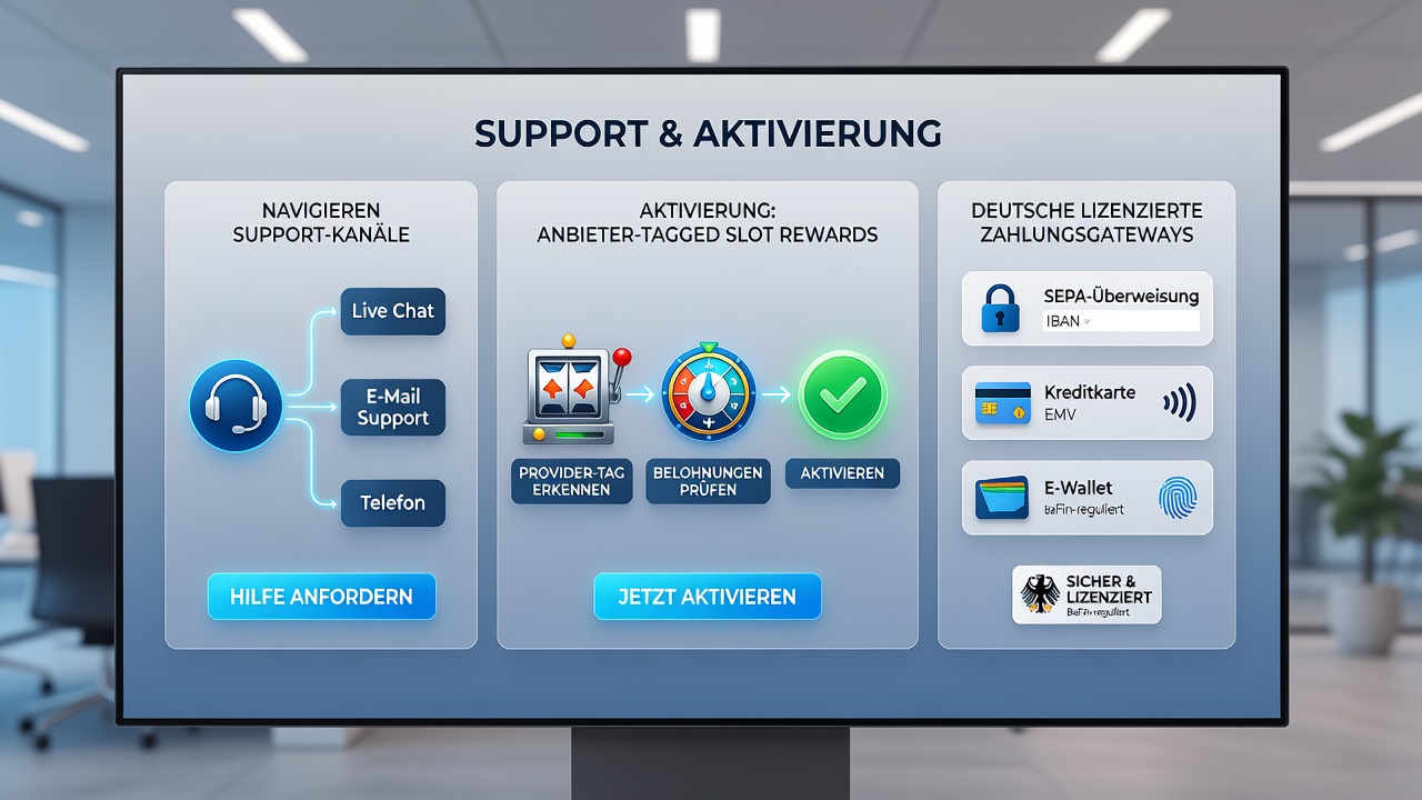 Beispielhafte Transaktionsflüsse über deutsche lizenzierte Gateways und Support-Interaktionen